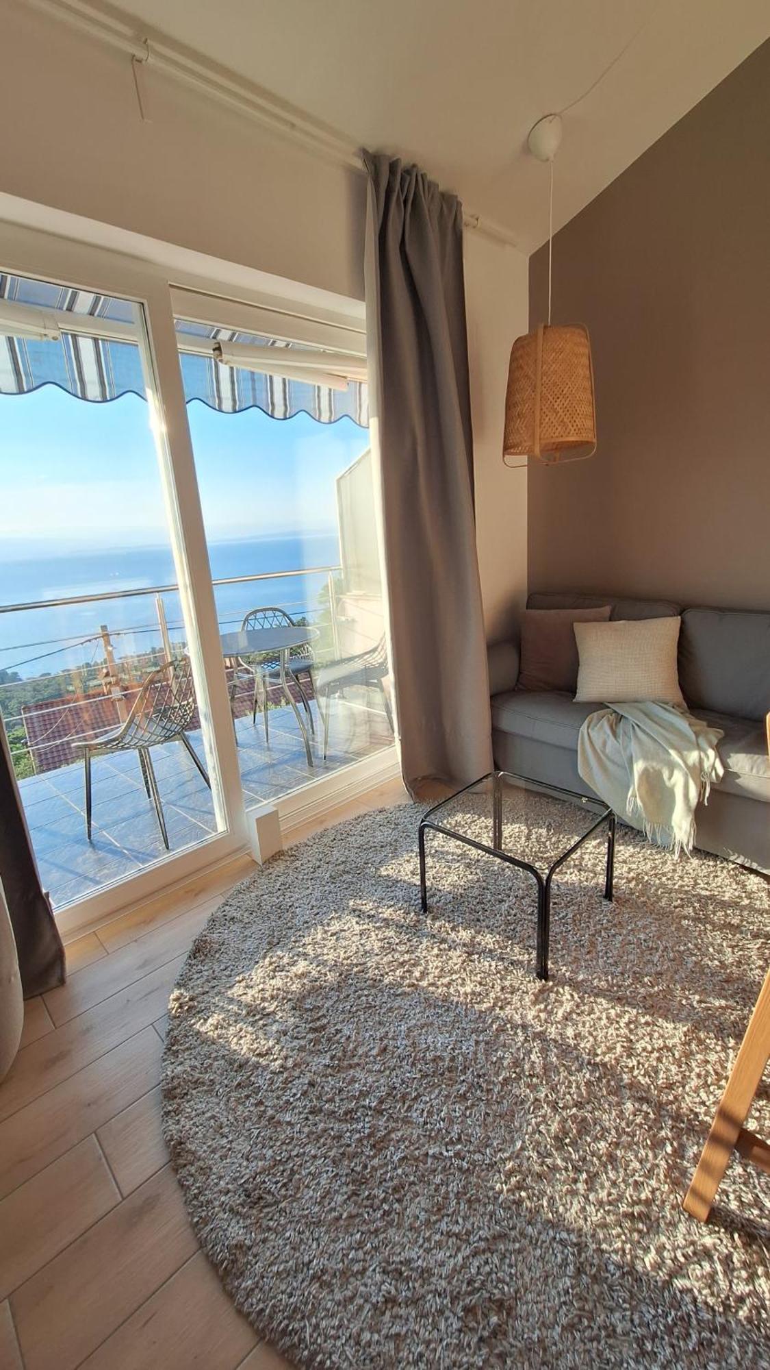 Ferienwohnung Mit 180° Meerblick Dobreć Kültér fotó